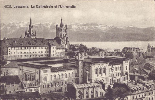 Lausanne, la Cathédrale et l`Université